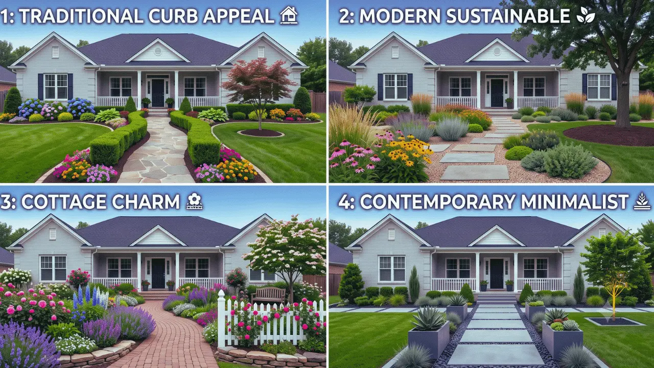 Best 4 Landscaping Ideas for Front of House: Practical, Stylish Front Yard Designs for USA Homes on a Budget